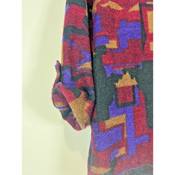Multiples Blazer Womens Large Wool Aztec Southwest Jacket Western Rodeo Outdoor‎ - Picture 3 of 4